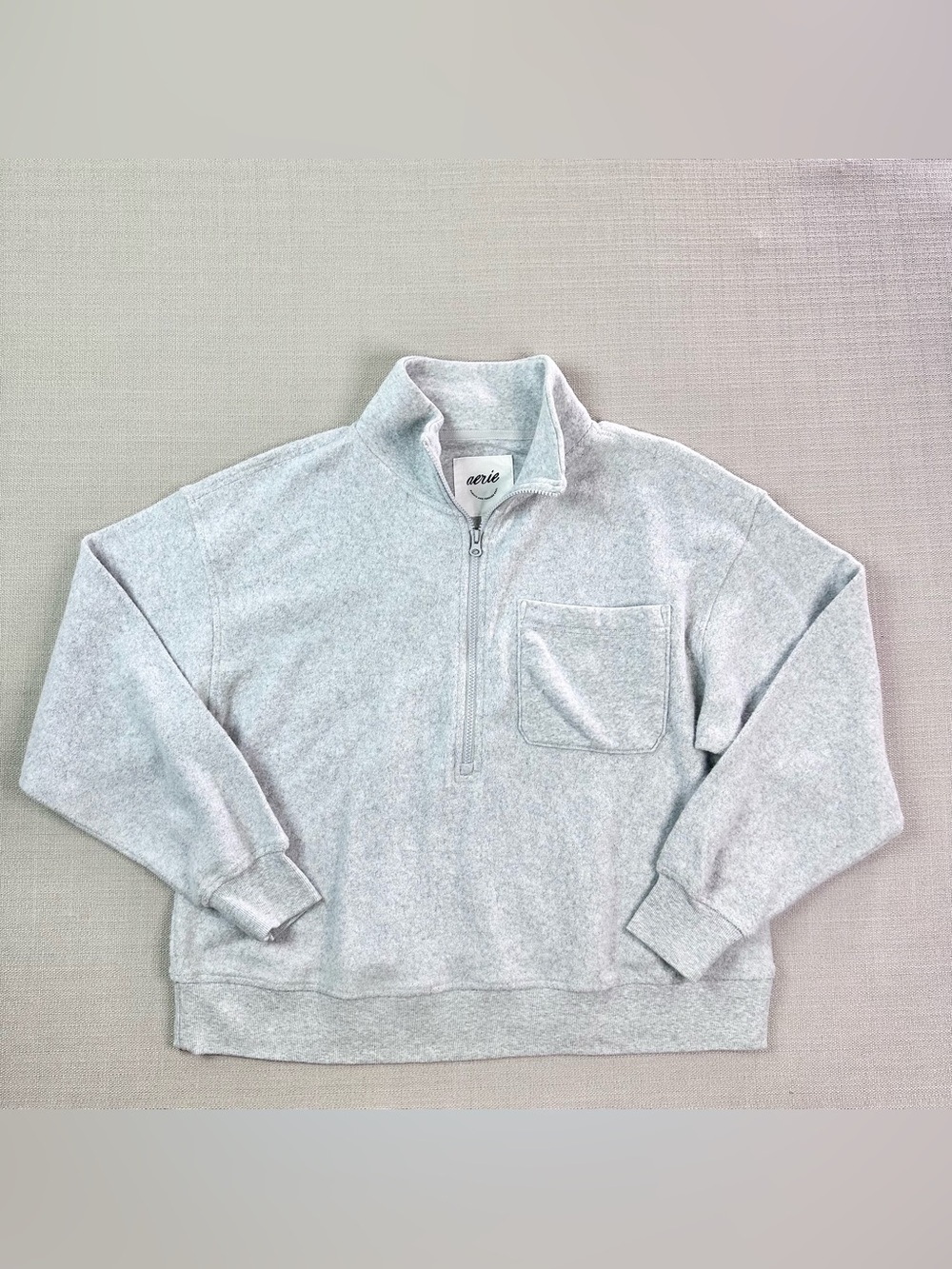 Aerie softest 1/4 zip oversized sweatshirt SMALL
